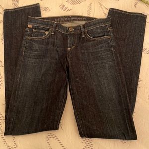 Citizens of Humanity low rise straight leg womens jeans - Size 26